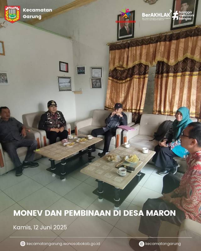 Monev desa Maron